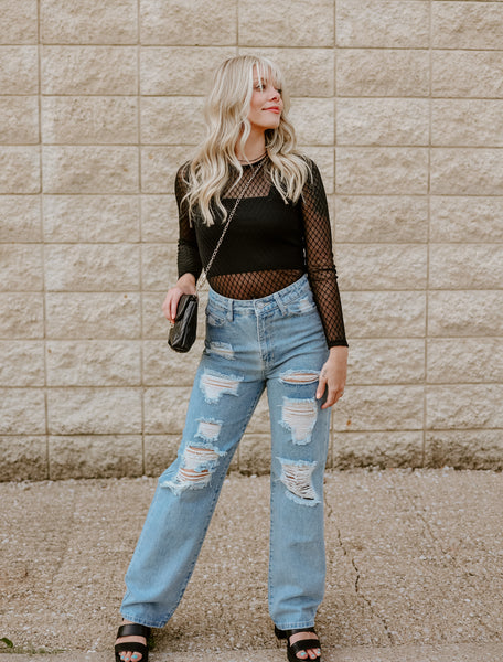 High Rise BF Jeans