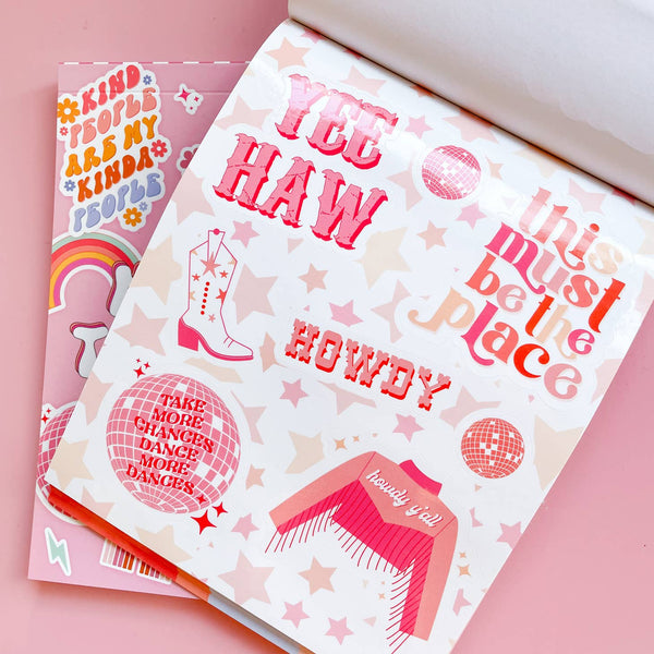 Pink Sticker Book