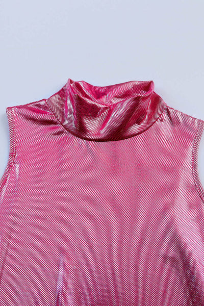 Rose Sequin Sleeveless Bodysuit